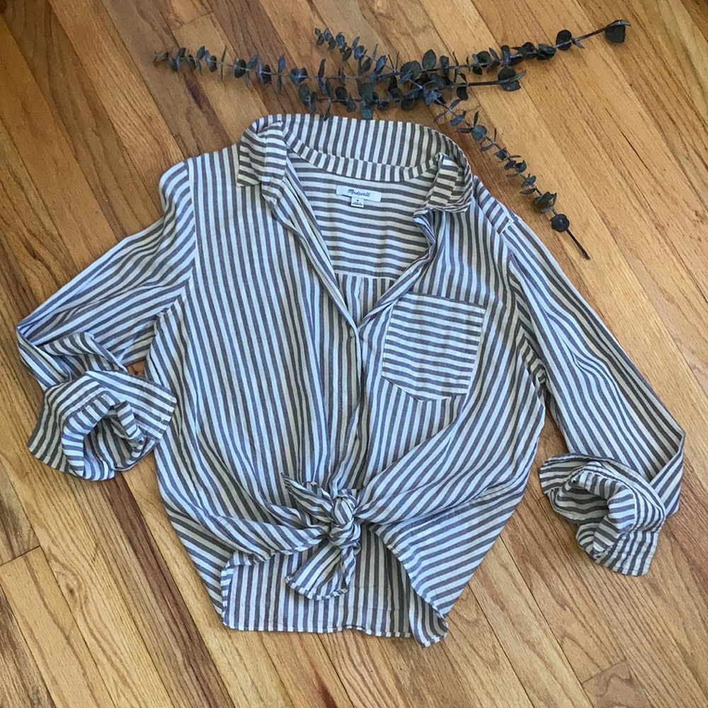 Madewell Striped Button Down